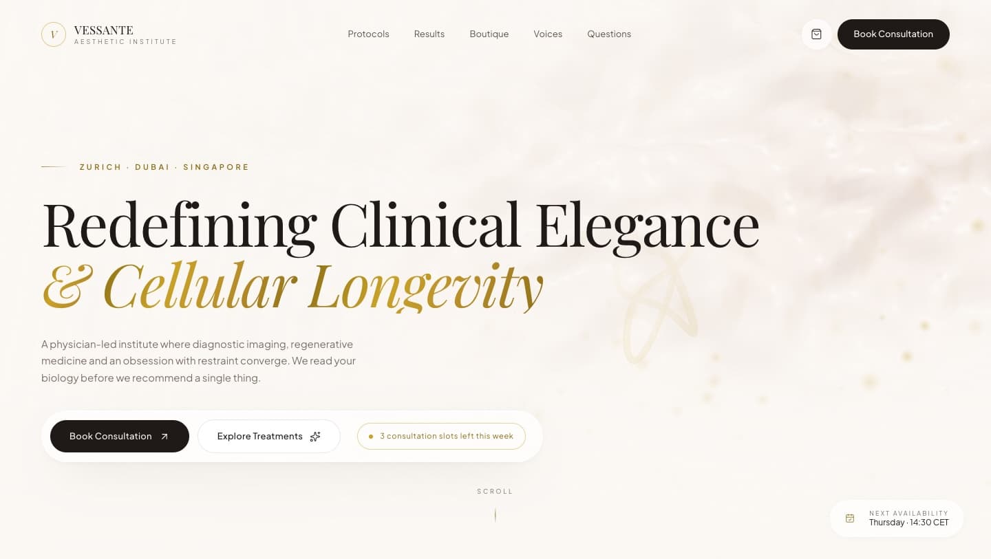 Healthcare & Clinic Experience — the live deployment